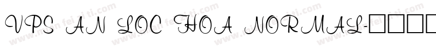 VPS An Loc Hoa Normal字体转换